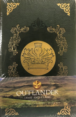 Outlander Jamie & Claire Notebook Collection Set of Two