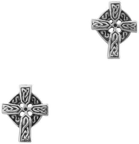 H&Y Celtic Cross Stud Earrings