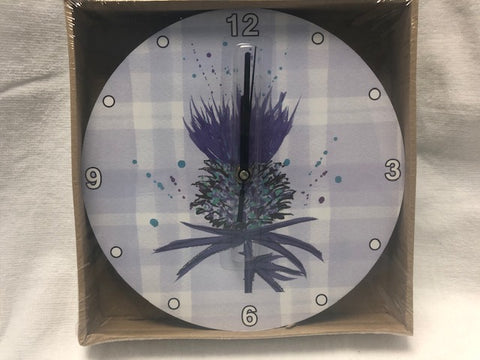Scottish Thistle Clock
