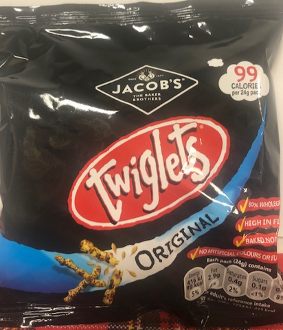 Twiglets Crunchy Savory Whole wheat Snacks