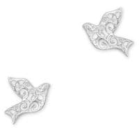 Iona Abbey's Dove Silver Stud Earrings