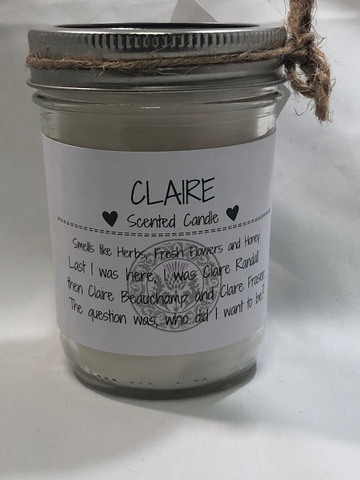 Outlander Style Claire Scented Candle