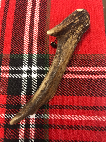 Scottish Red Deer Antler Kilt Pin