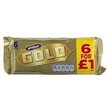 McVities Gold Bars Biscuits