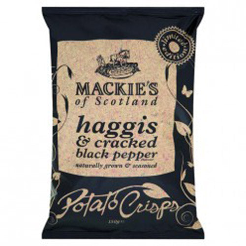 Mackies Haggis & cracked Pepper Chips