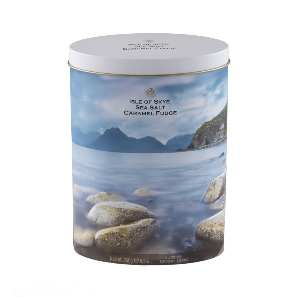 Isle Of Skye Sea Salt Fudge Tin 250g