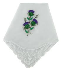 Ladies Cotton Thistle Handkerchief