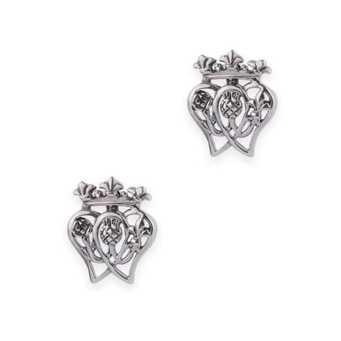 Luckenbooth Silver Stud Earrings
