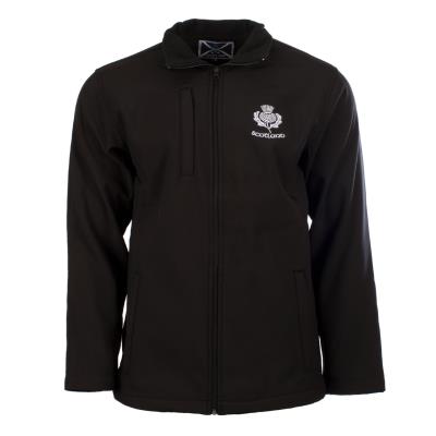 Scottish Mens Thistle Black Jacket