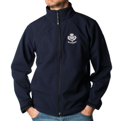 MENS THISTLE SCOTLAND JACKET NAVY