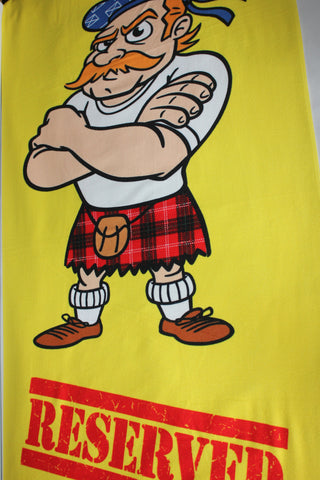 Scottish Novelty Beach Towel