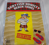 Scottish Novelty Beach Towel