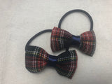 Tartan Bows Hair Tie/Various Colors