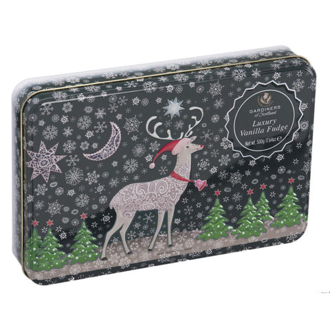 Reindeer Vanilla Fudge 500g Tin