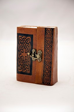 Small Leather Celtic Knot Journal