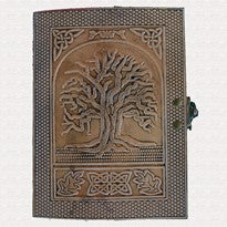 Leather Tree Of Life Journal w/ Latch