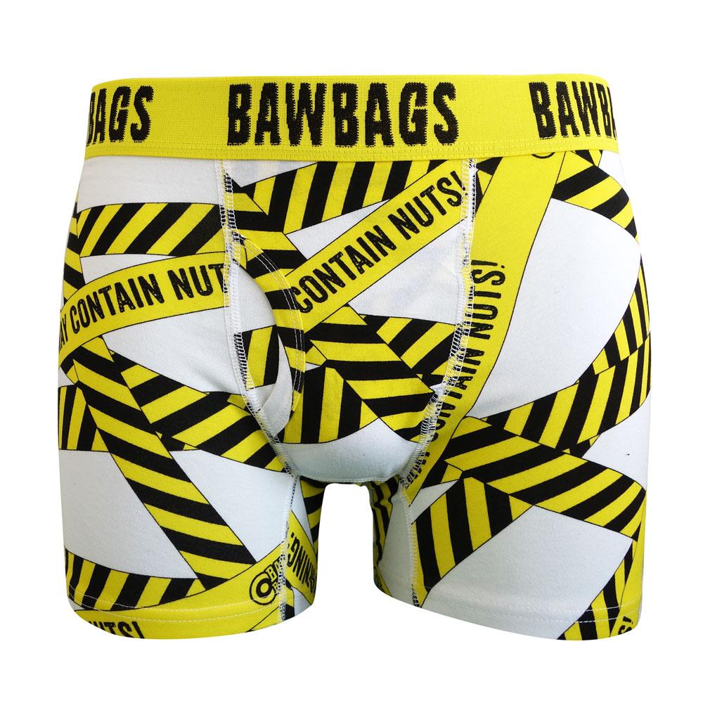 Scottish Bawbags Warning Cotton Boxer Shorts